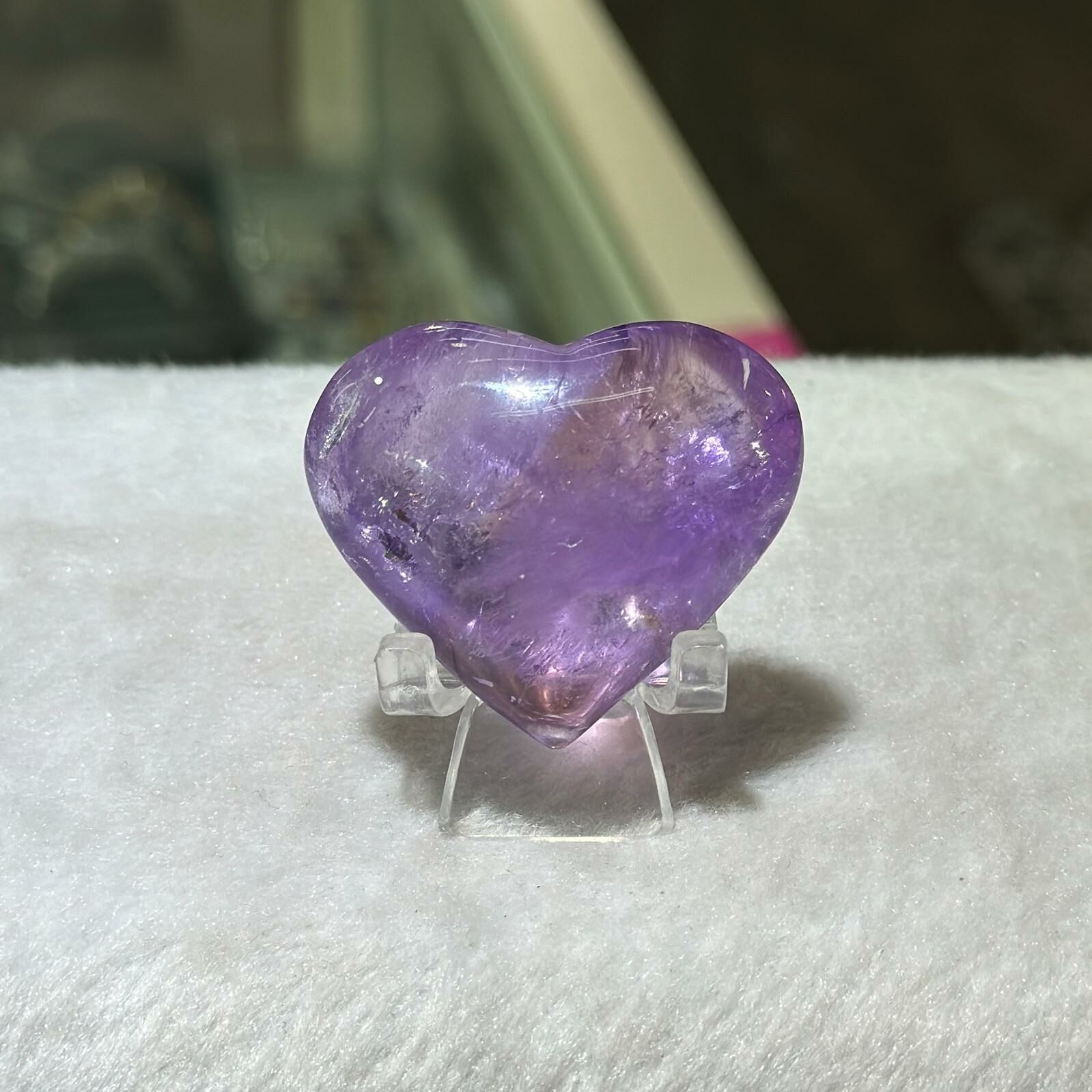 紫黃晶心心 (不連座) #02