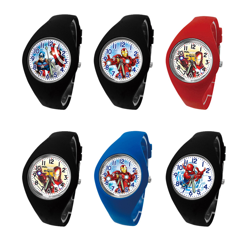 【兒童錶】Marvel Disney 迪士尼 漫威 經典人物 蜘蛛人 鋼鐵人 美國隊長 復仇者聯盟 聖誕節禮物 兒童手錶