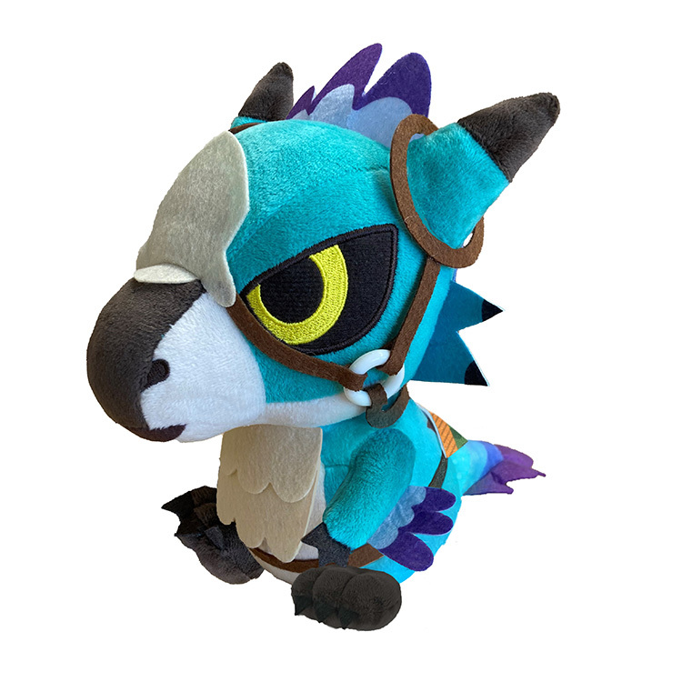 Monster Hunter Wilds Chibi-Plush 鷺鷹龍 "Monster Hunter Wilds" Deformed Plush Seikret