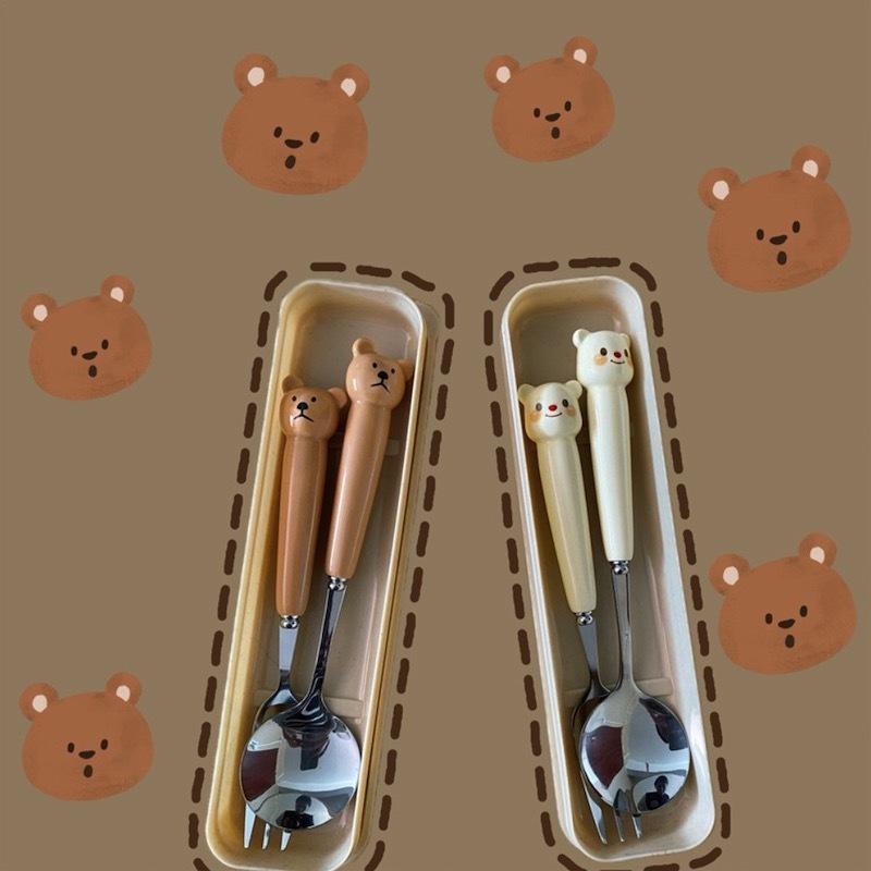 《10105》🐻奶油熊熊系列餐具組