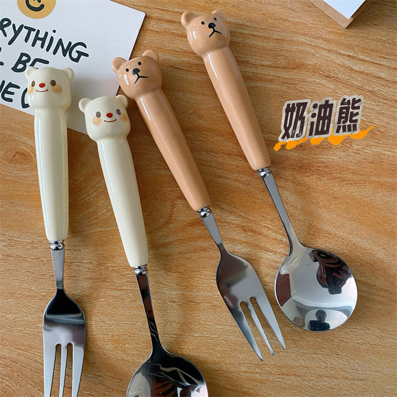 《10105》🐻奶油熊熊系列餐具組