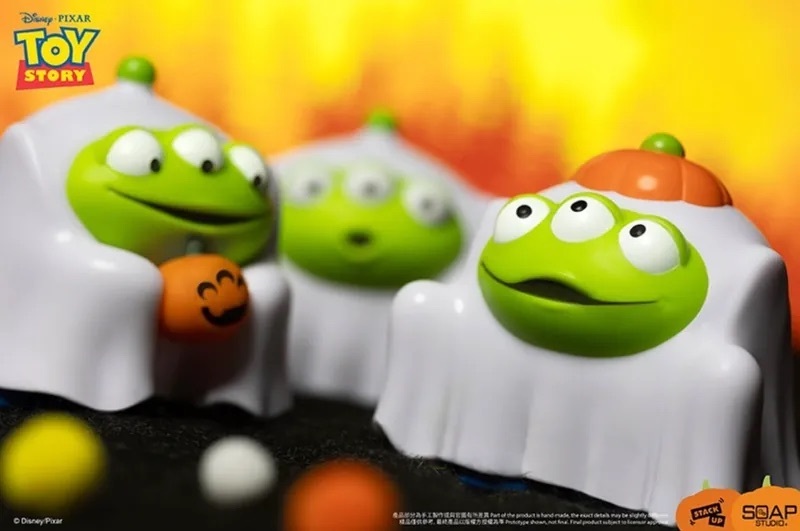 Soap Studio三眼怪萬聖節造型公仔盲盒白色官方照