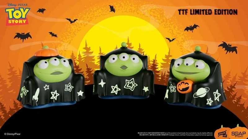 Soap Studio三眼怪萬聖節造型公仔盲盒黑色星空款