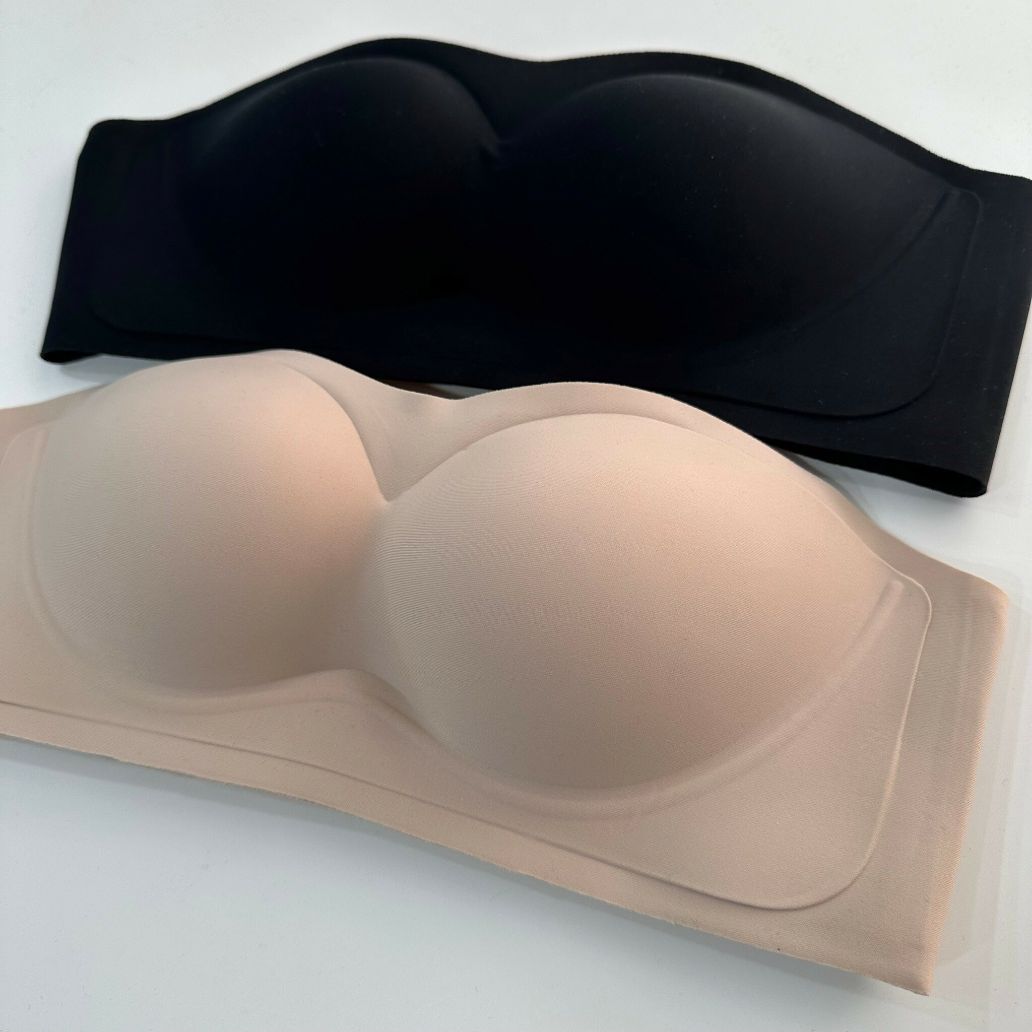 輕薄軟糯露肩必備防滑平口內衣