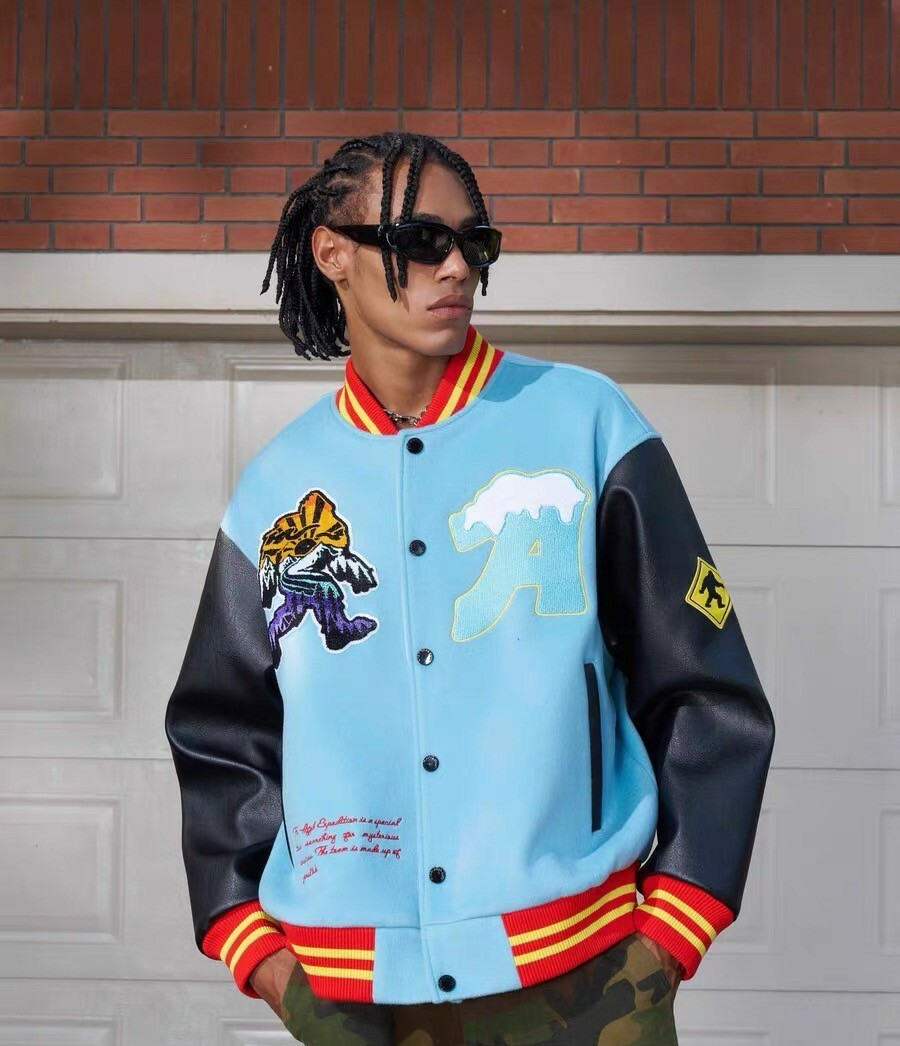 AFGK 雪地迷蹤毛巾繡棒球外套 A FEW GOOD KIDS