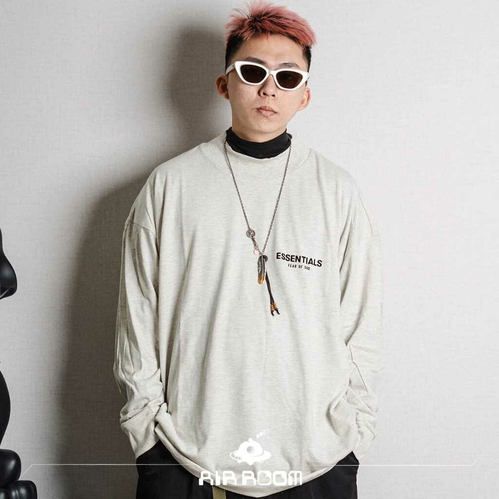 FOG FEAR OF GOD ESSENTIALS Flocked 植絨 胸口 LOGO LS TEE 長T 3色 現貨 125SU224110F / 125SU224117F / 125SU224118F