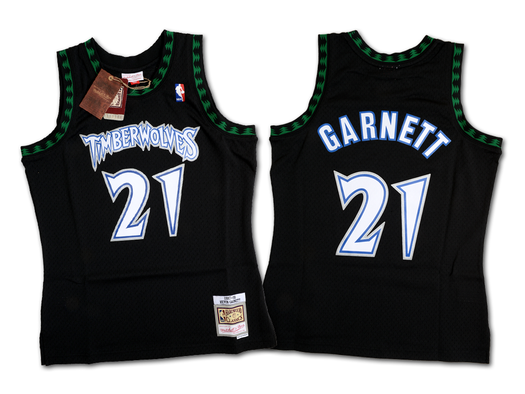 Mitchell & Ness 明尼蘇達灰狼隊 Kevin Garnett 1997-1998 復刻 Swingman 球衣