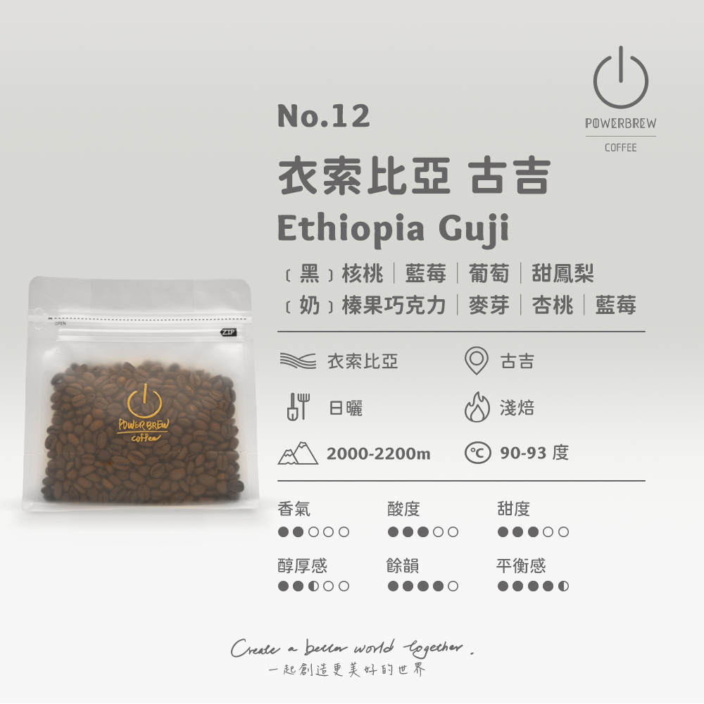 衣索比亞 古吉 淺焙