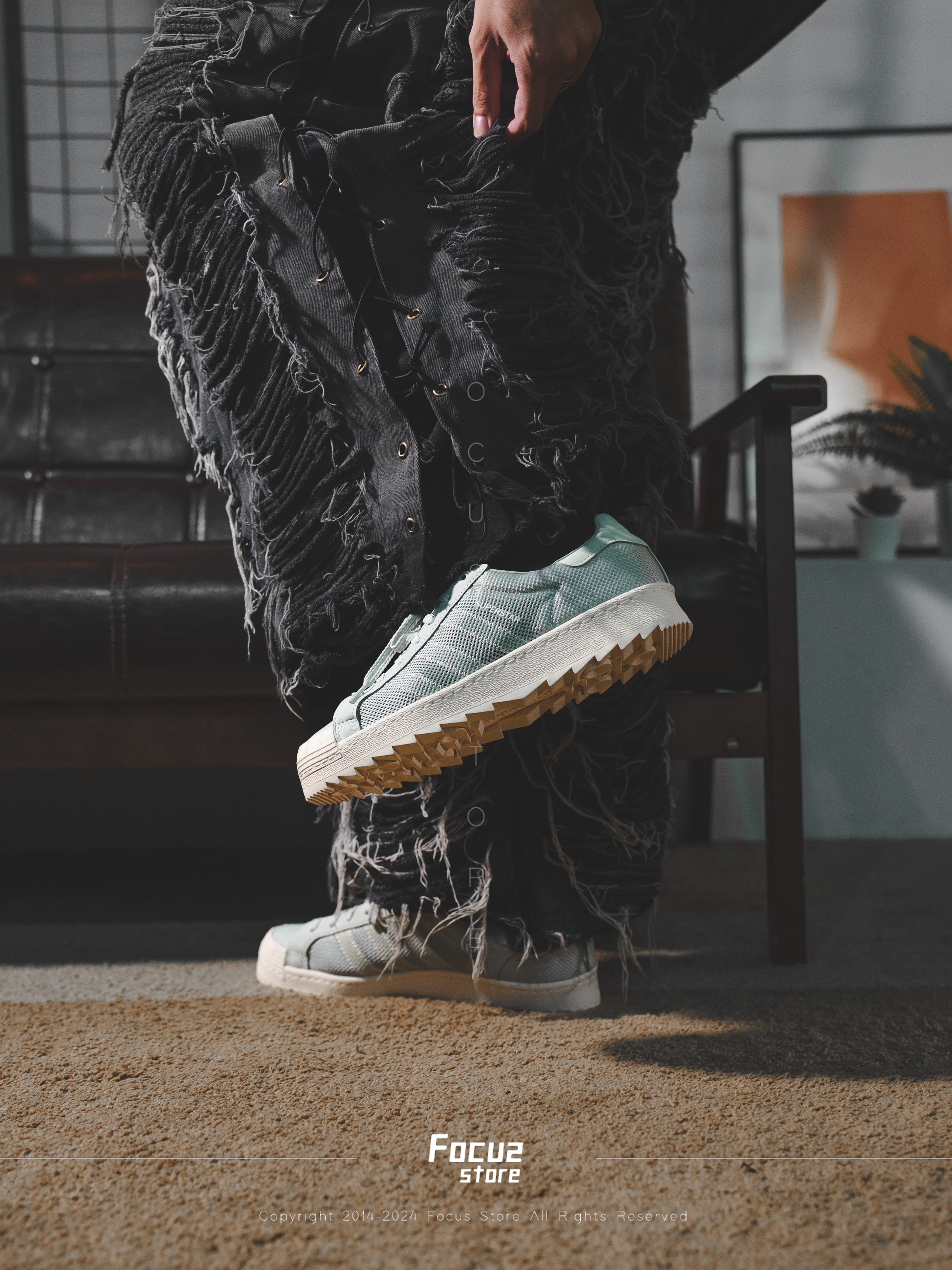 【Focus Store】預購 Clot x Adidas Originals Superstar Breathe "Mint" 薄荷呼吸 IH3643