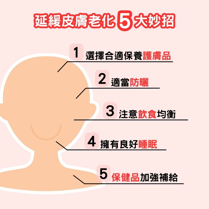 延緩皮膚老化5大妙招