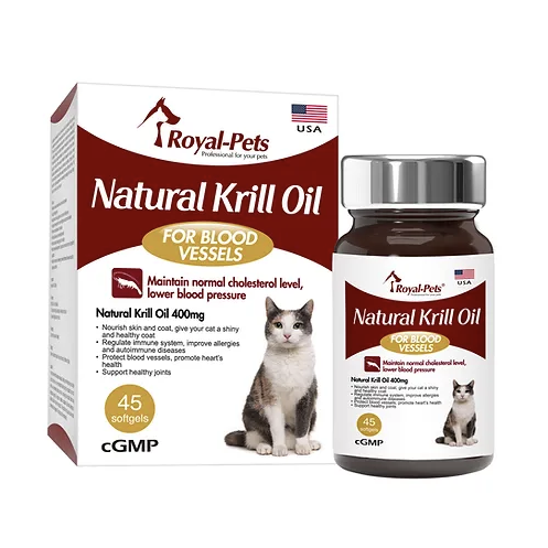 ROYAL-PETS｜Krill Oil 天然磷蝦油 45粒 (軟膠囊)