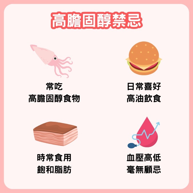 高膽固醇禁忌