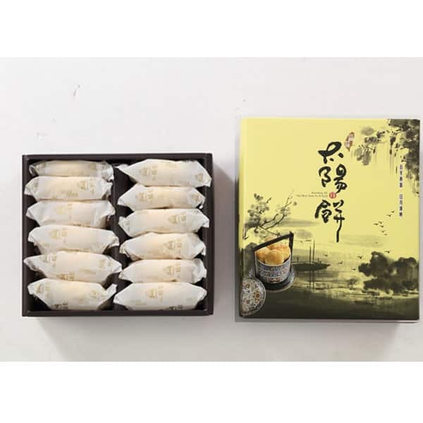 台灣 一福堂 原味太陽餅 12入(奶素) (✈️直送香港✈️運費到付)