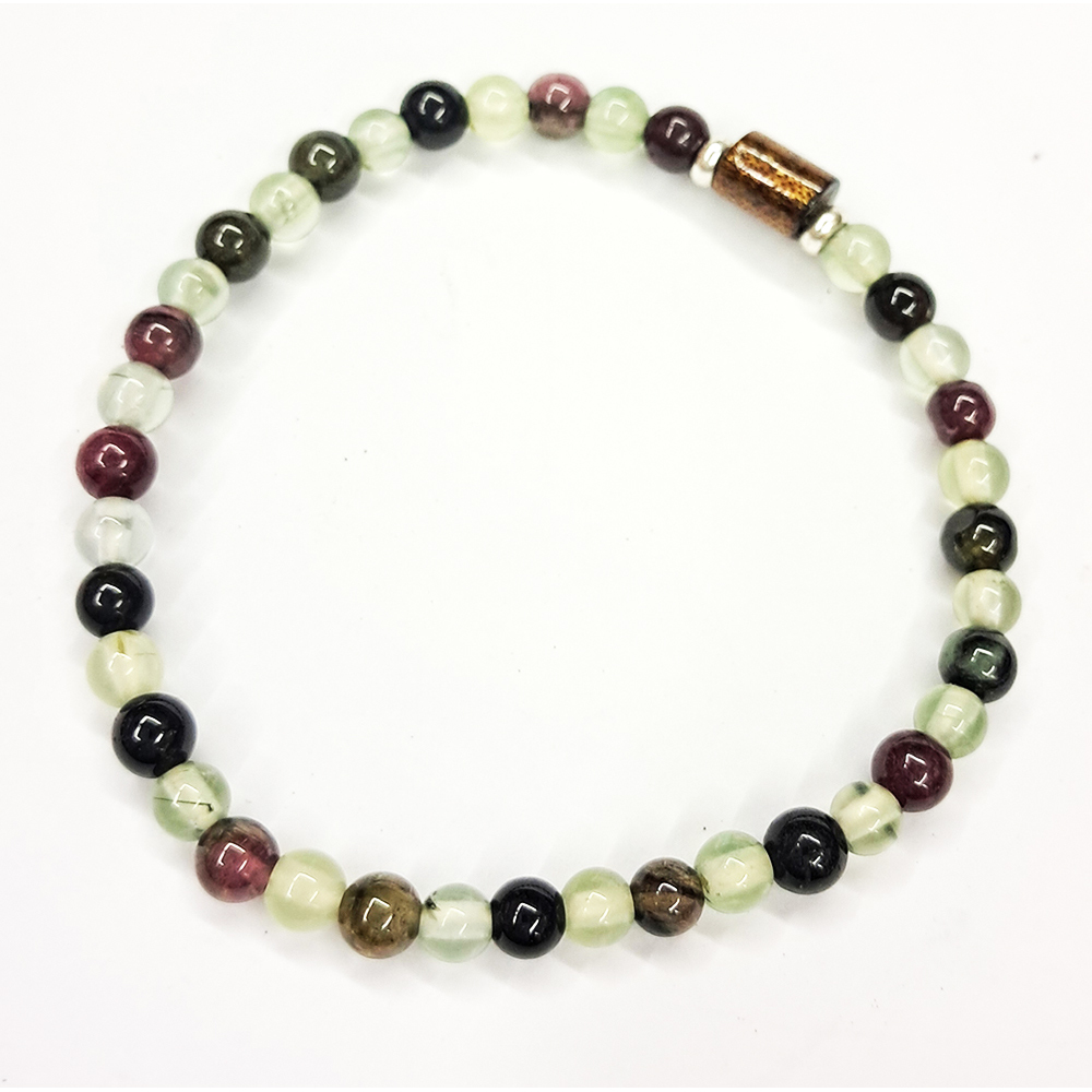 金珊瑚+碧璽手珠5mm【十方】136115