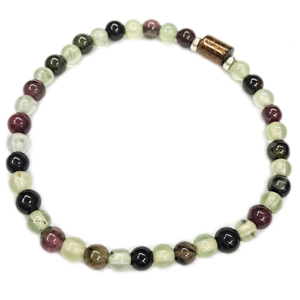 金珊瑚+碧璽手珠5mm【十方】136115