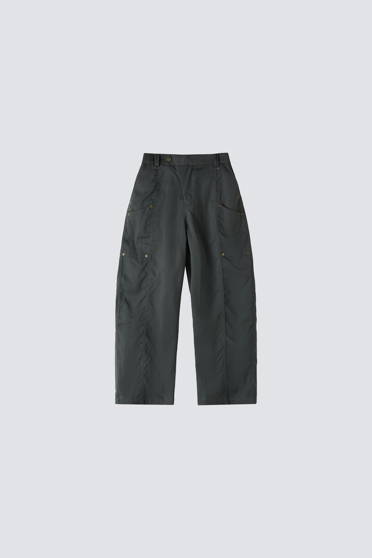 Straight-Leg Essential Pants｜Army Green｜Hong Kong Original Design