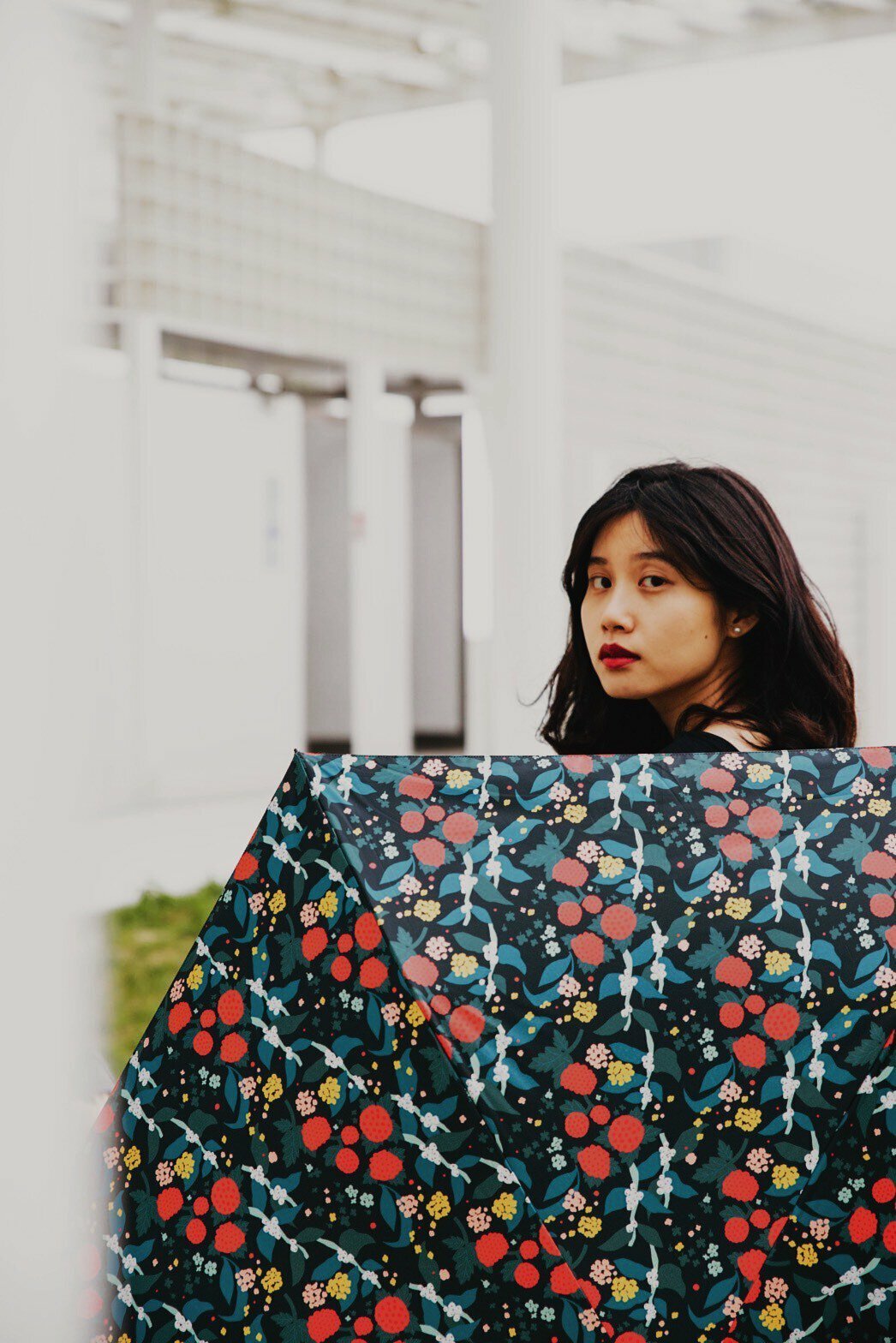 BerryField 莓園_木柄大傘面 晴雨兩用傘｜什物 A KIND OF CAFE