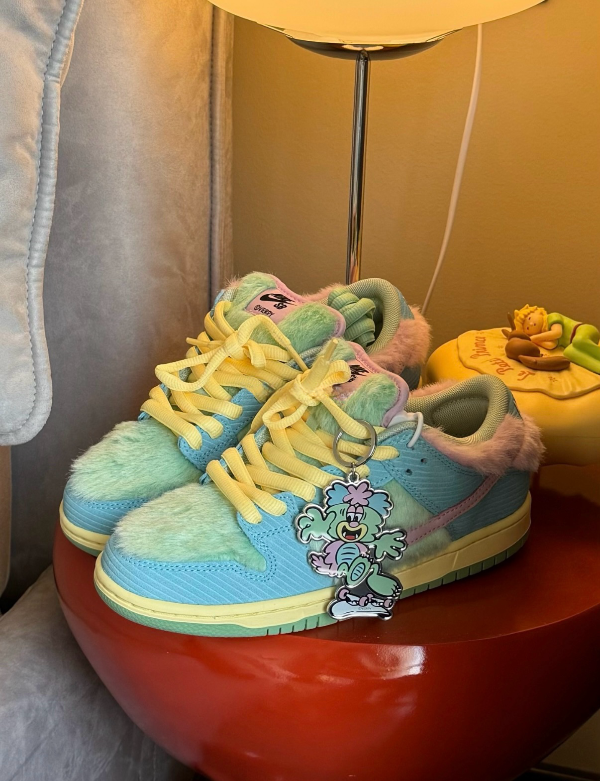 Verdy x Nike Dunk SB 寶寶藍 馬卡龍色系 毛絨 燈芯絨 拼接 男女同款 FN6040-400/預購