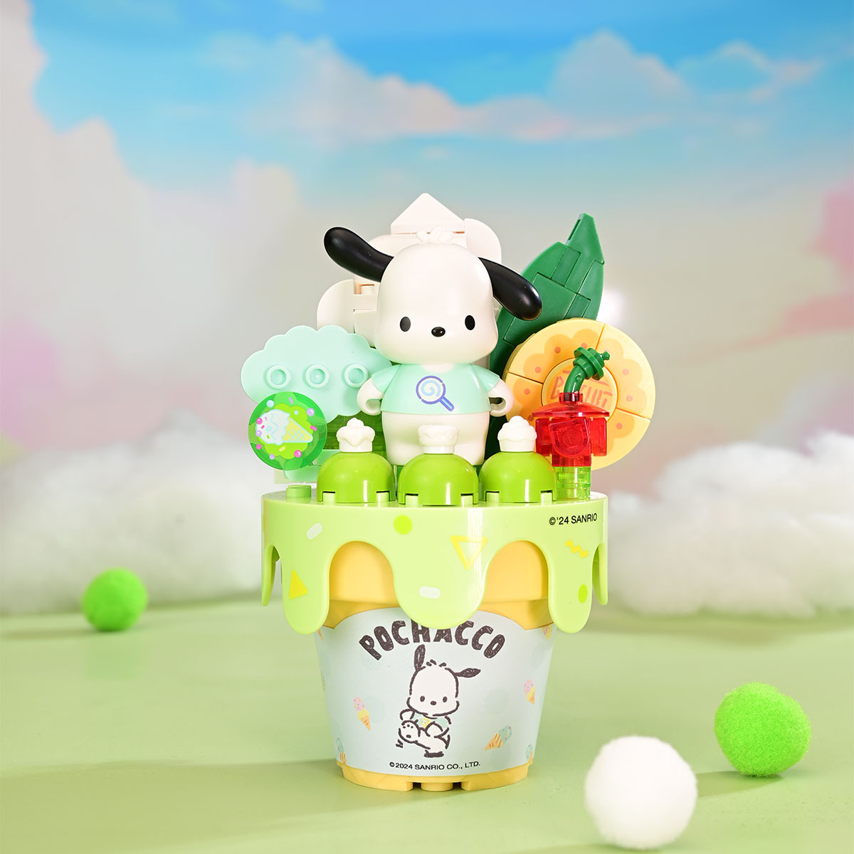 Pochacco 青提子雪糕造型積木