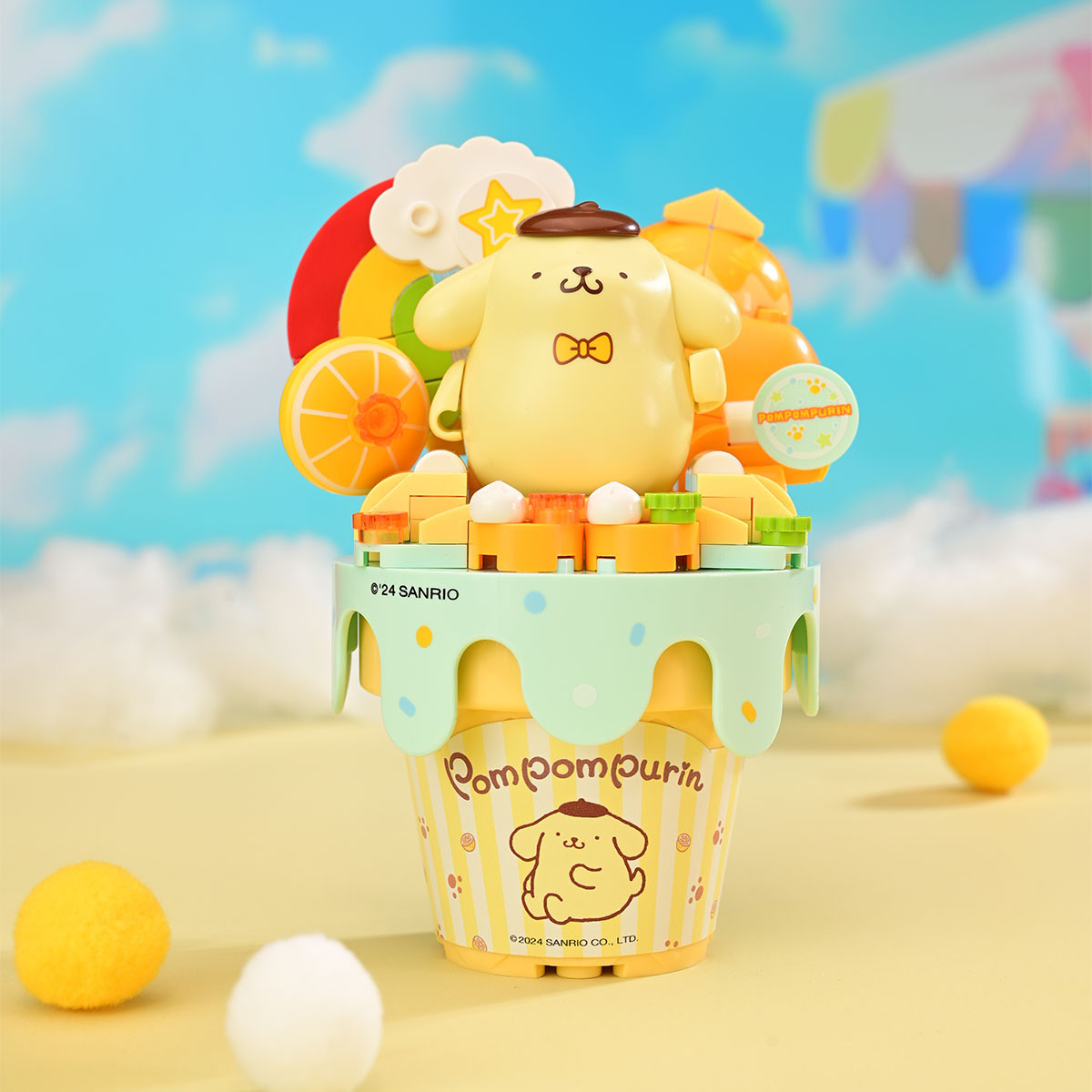 Pompompurin 香橙雪糕造型積木