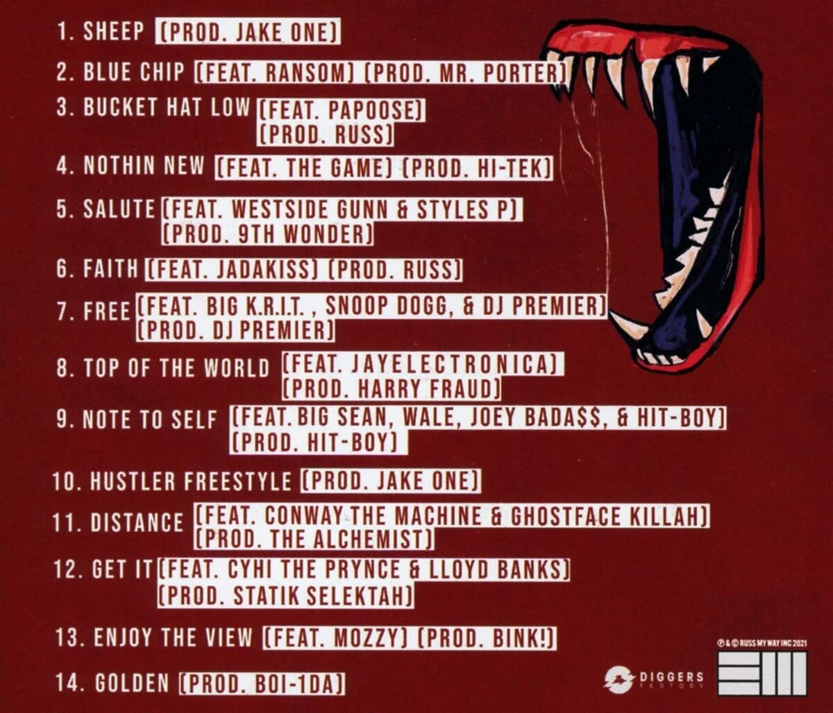 Russ - Chomp 2 (2021) / ZOO (2018) / There's Really A Wolf (2017) / Exposed (2016) / Silence (2014) 歷年CD專輯 / 黑膠唱片