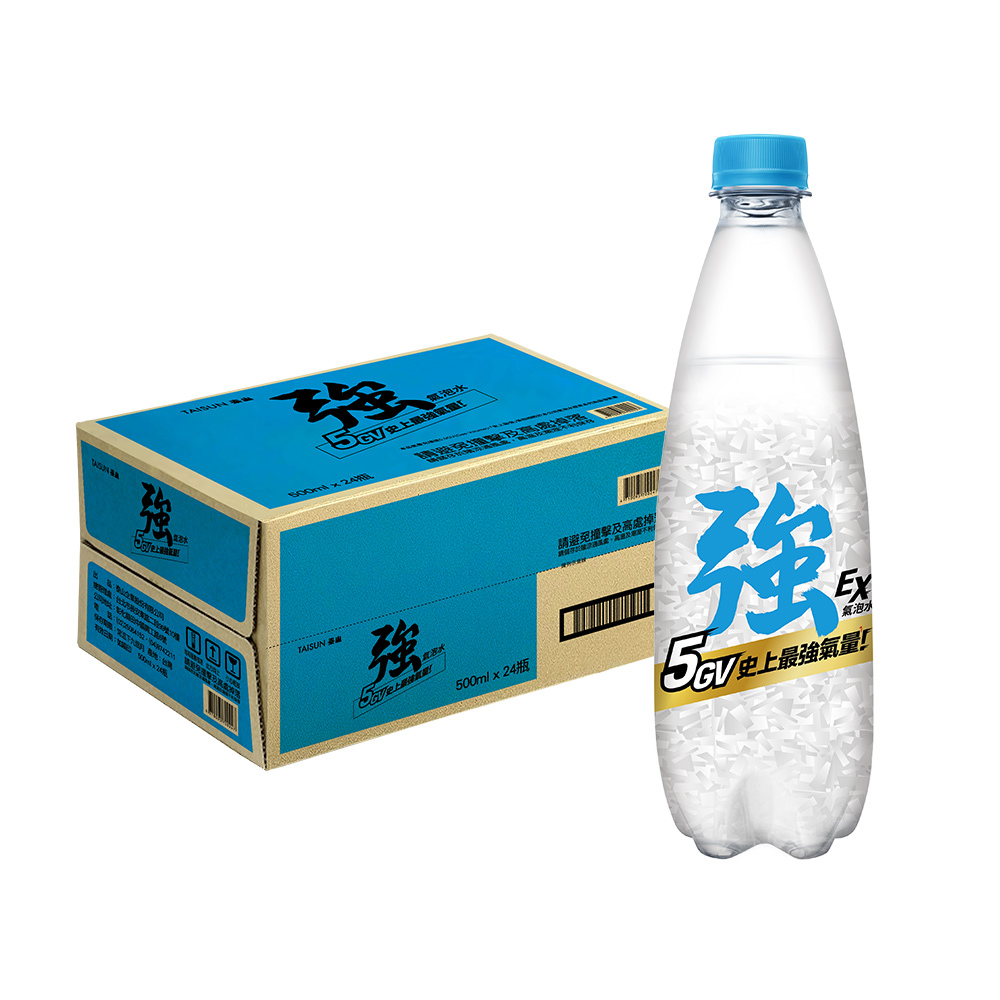 泰山強氣泡水500ml (24入/箱)