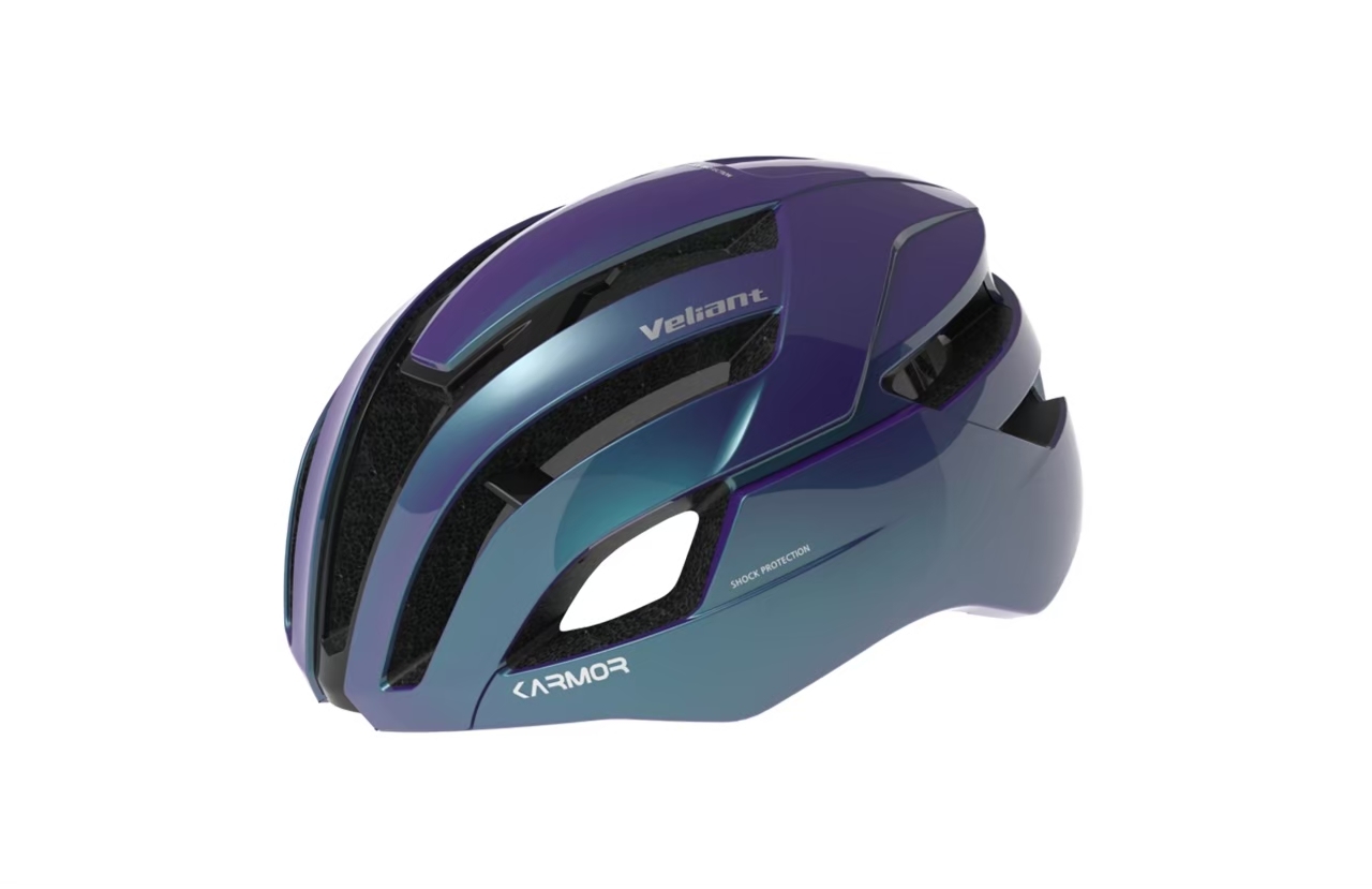 Karmor Veliant 自行車安全帽  Aurora/珍珠亮-漸層紫藍