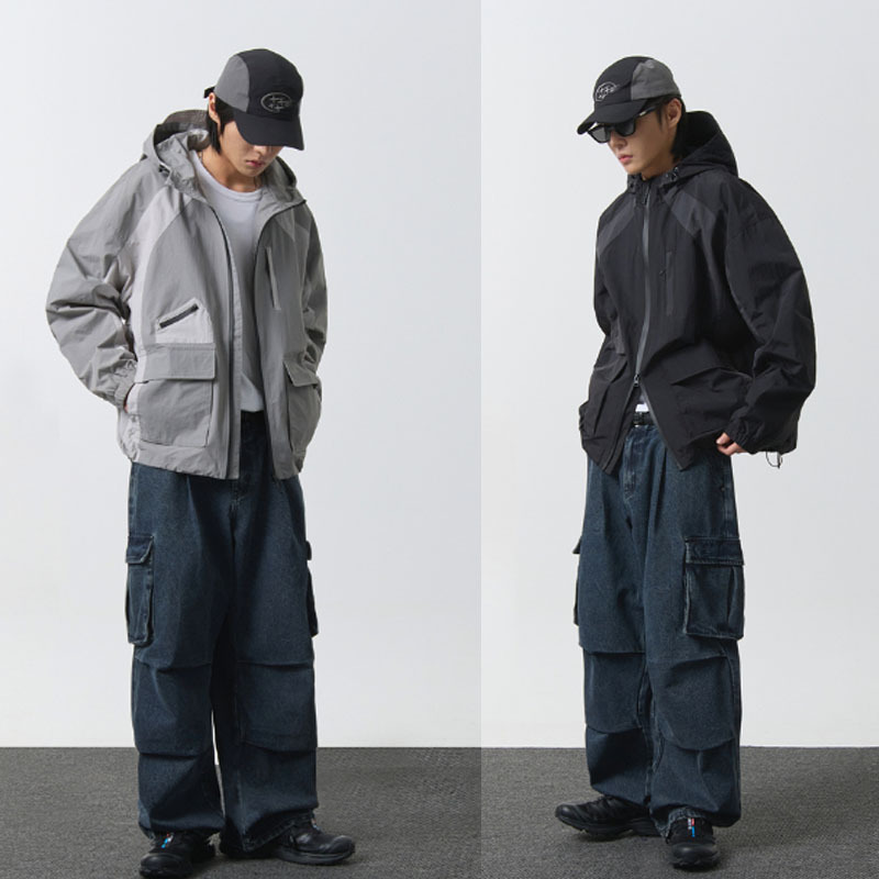 【OWN】Dimitri Black 防風 防水 連帽 風衣 外套 工裝 城市 機能 秋冬 不分男女 黑灰 灰