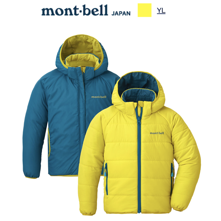 日本 Mont-Bell Thermawrap Parka Kid's 幼童雙面輕便保溫外套