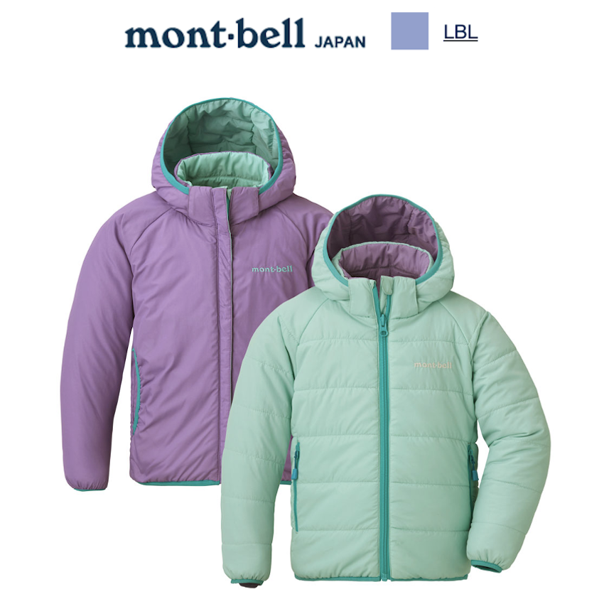 日本 Mont-Bell Thermawrap Parka Kid's 幼童雙面輕便保溫外套