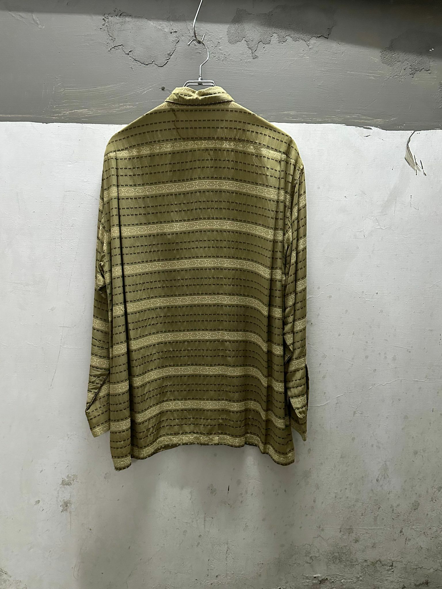 90s BALENCIAGA Rayon Box Shirt Made in Japan Deadstock