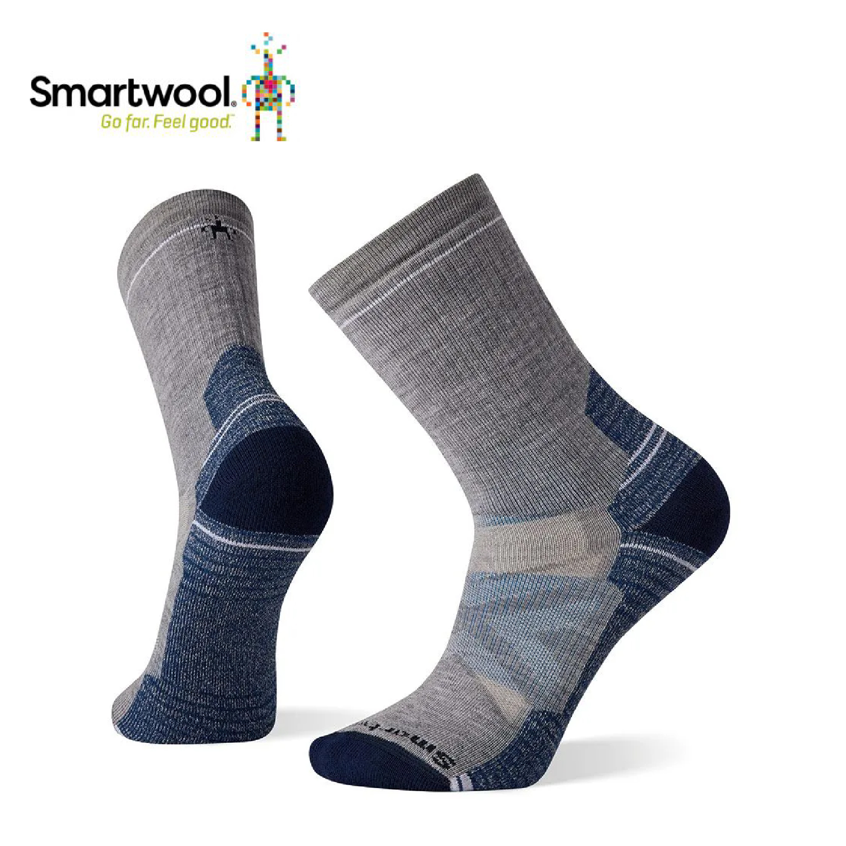 Smartwool 機能戶外中級減震中長襪 淺灰 44SW001618