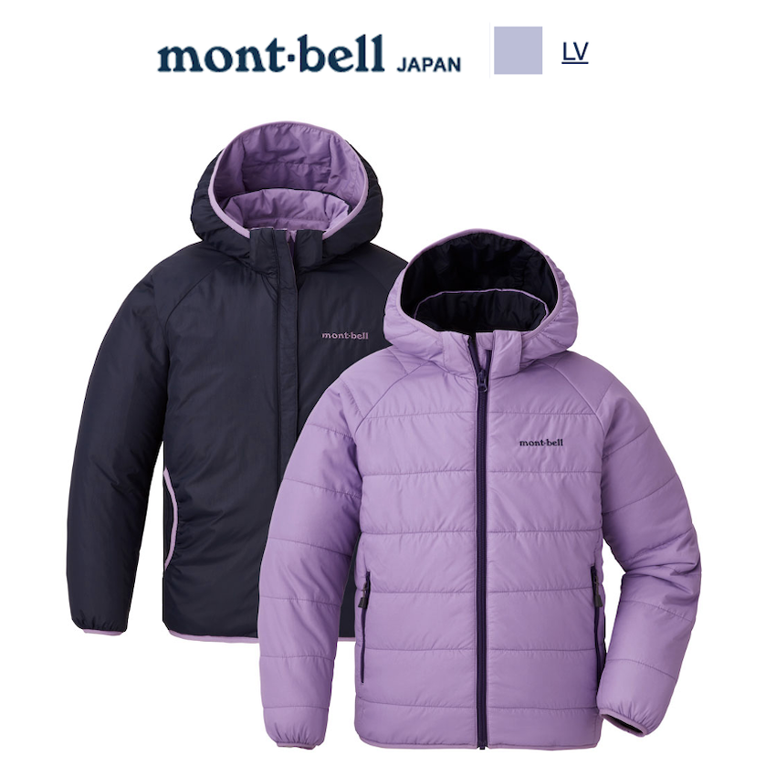 日本 Mont-Bell Thermawrap Parka Kid's 兒童雙面輕便保溫外套