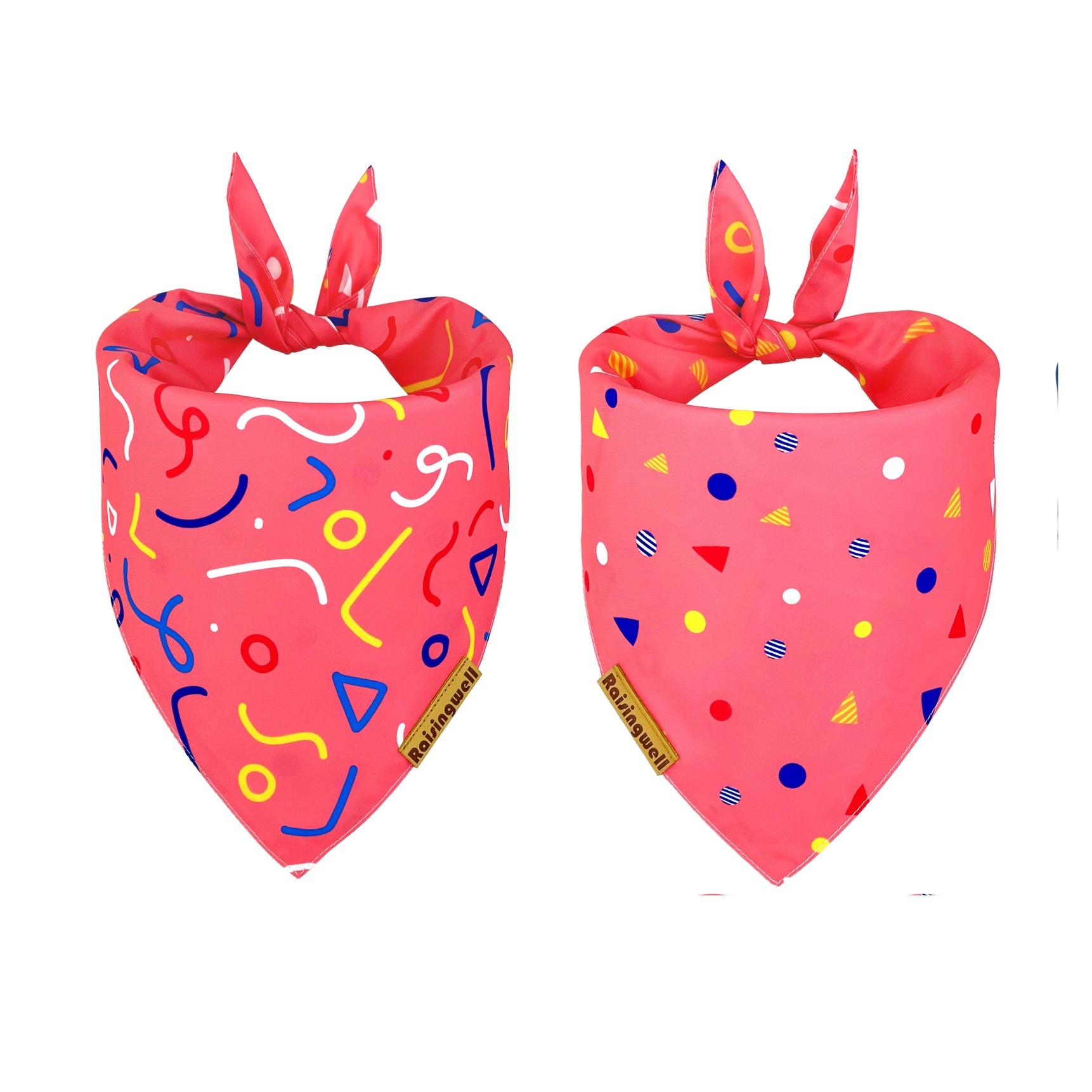 《 Raisingwell 》節日系列領巾｜歡樂慶祝（雙面/兩色）