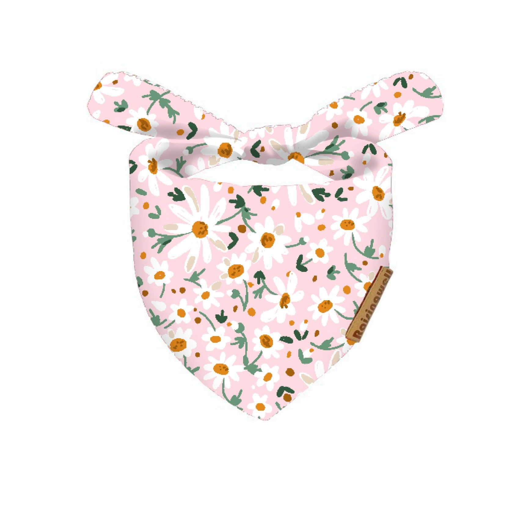 《 Raisingwell 》花卉系列領巾｜雛菊（單面/三款）