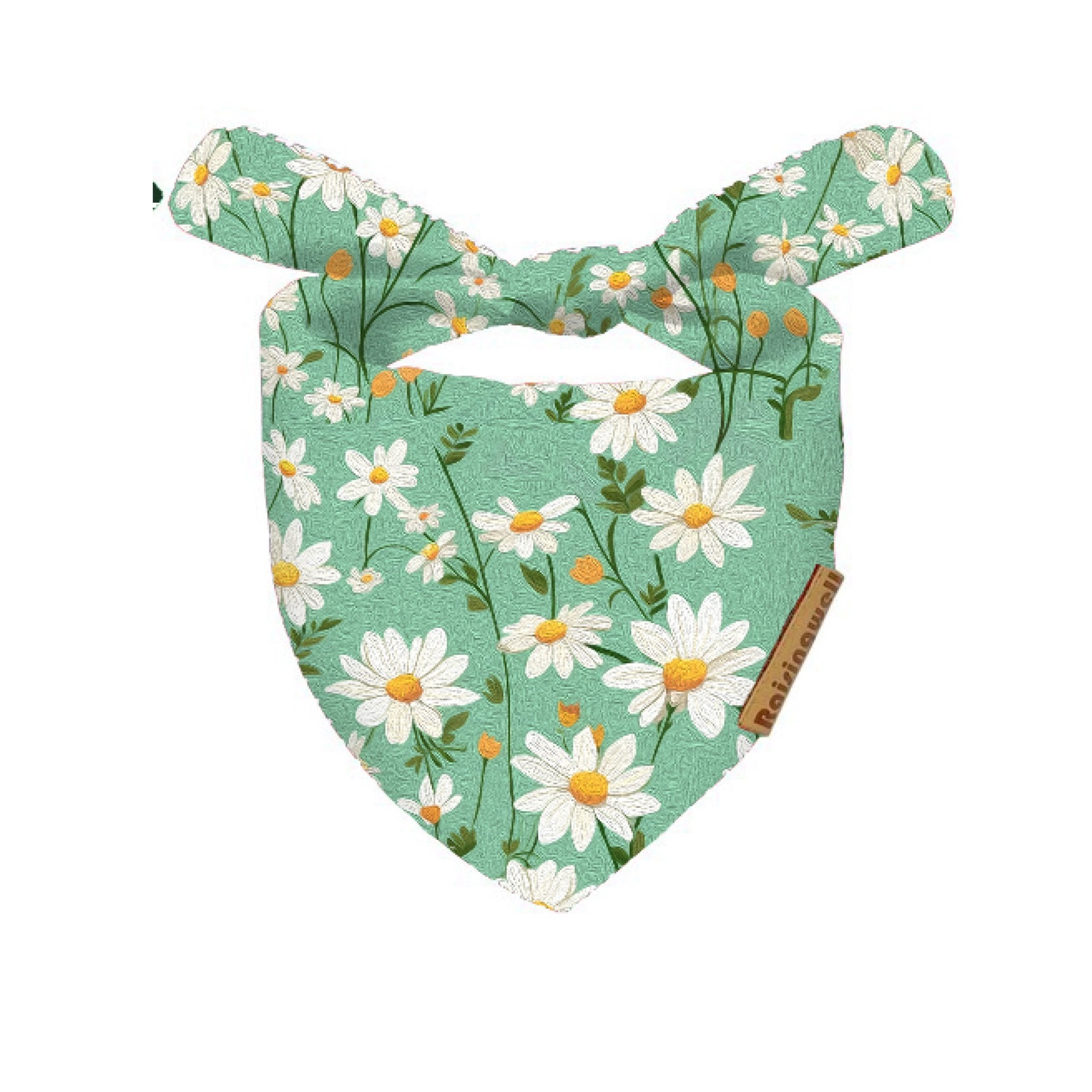 《 Raisingwell 》花卉系列領巾｜雛菊（單面/三款）