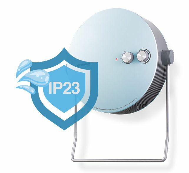 德國寶 German Pool HTW-111BL‧掛牆、座枱兩用 移動浴室寶‧藍色‧1500W‧香港行貨,原廠1年保養‧