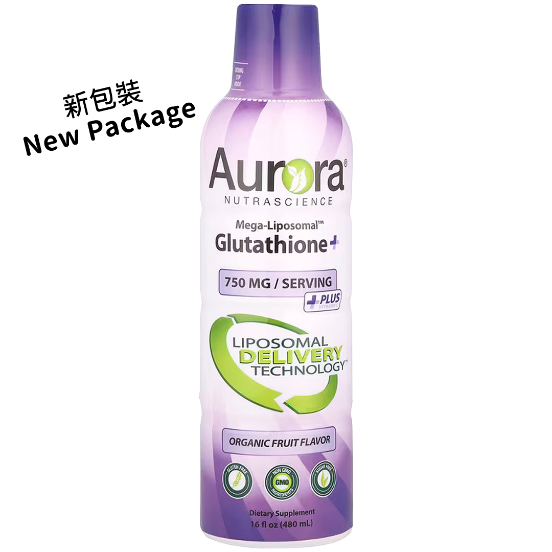 aurora nutrascience mega-liposomal glutathione+ Mega-Pack Liposomal Glutathione - 750 mg Liquid Supplement, Antioxidant Support for Men & Women, Sugar Free, Non-GMO, Liposomal Glutathione Packets Aurora Nutrascience, Mega-Liposomal Glutathione+, plus