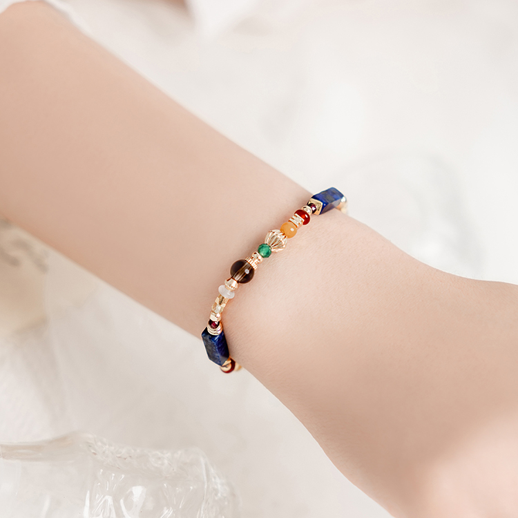 《新竹意象》新竹都城隍廟 • 靈魂審判 – 青金石 – 手鍊