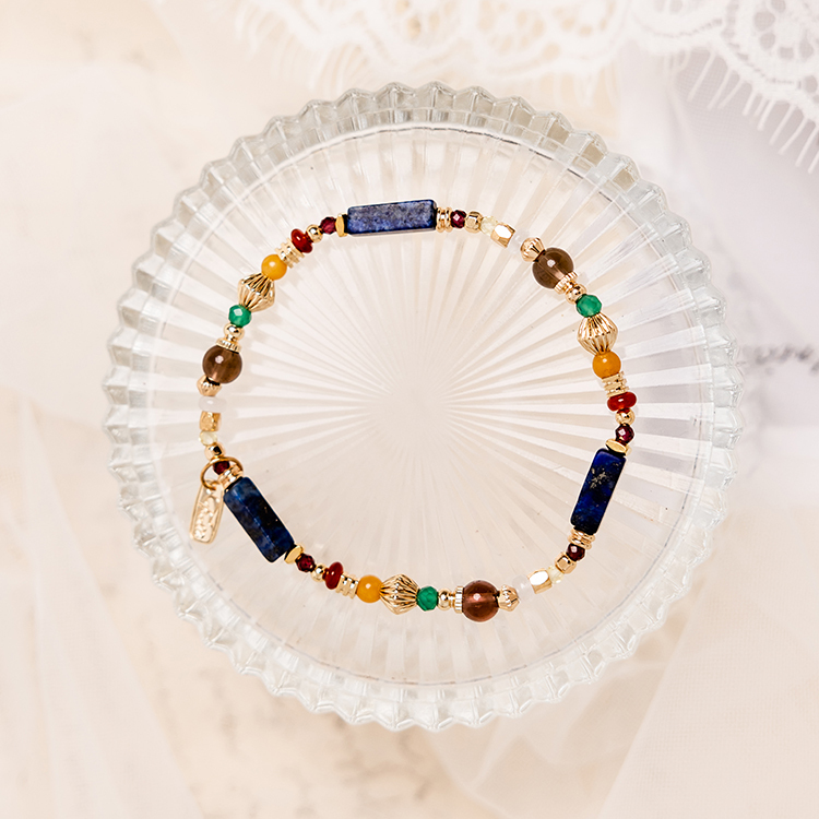 《新竹意象》新竹都城隍廟 • 靈魂審判 – 青金石 – 手鍊