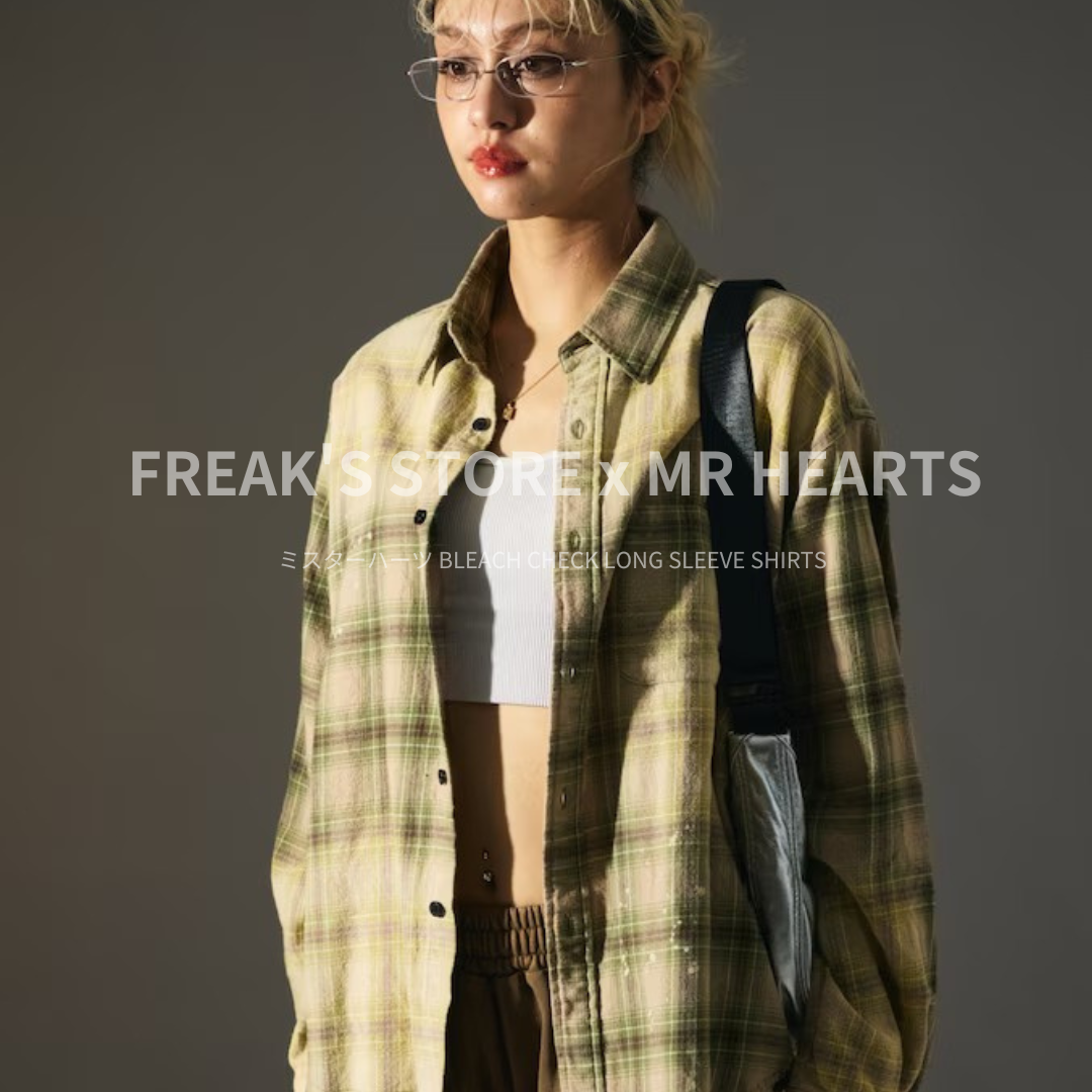 "代購" MR HEARTS 漂白格紋襯衫