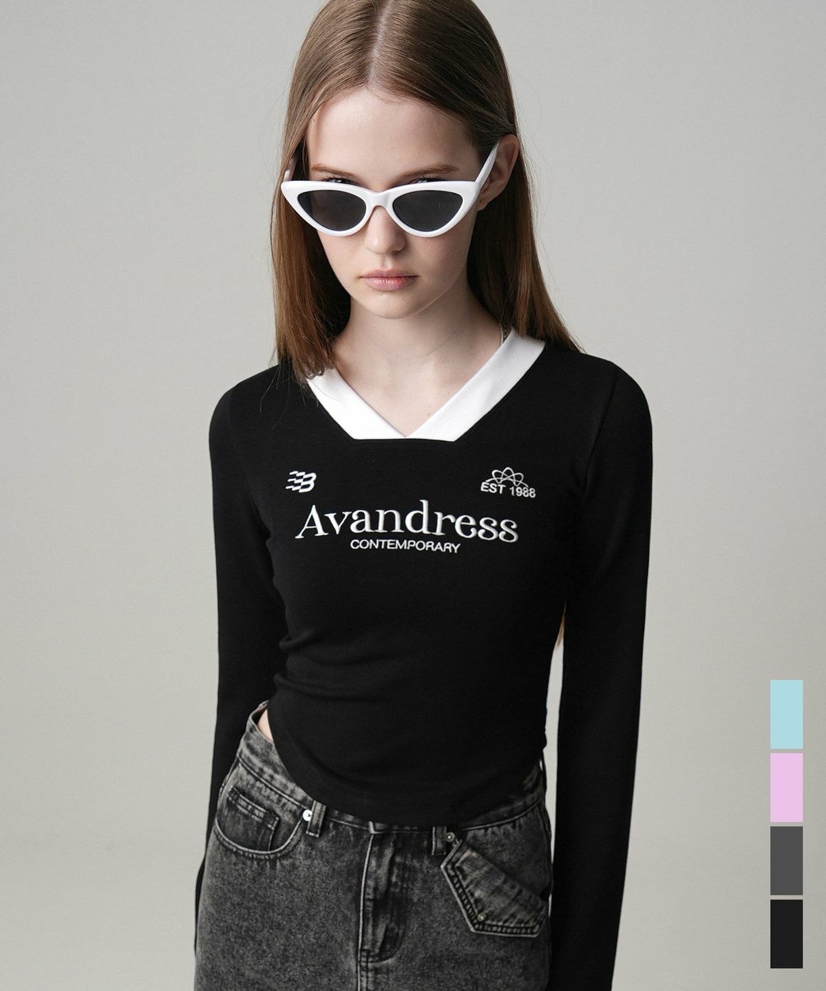 AVANDRESS Soccer Crop T-shirt