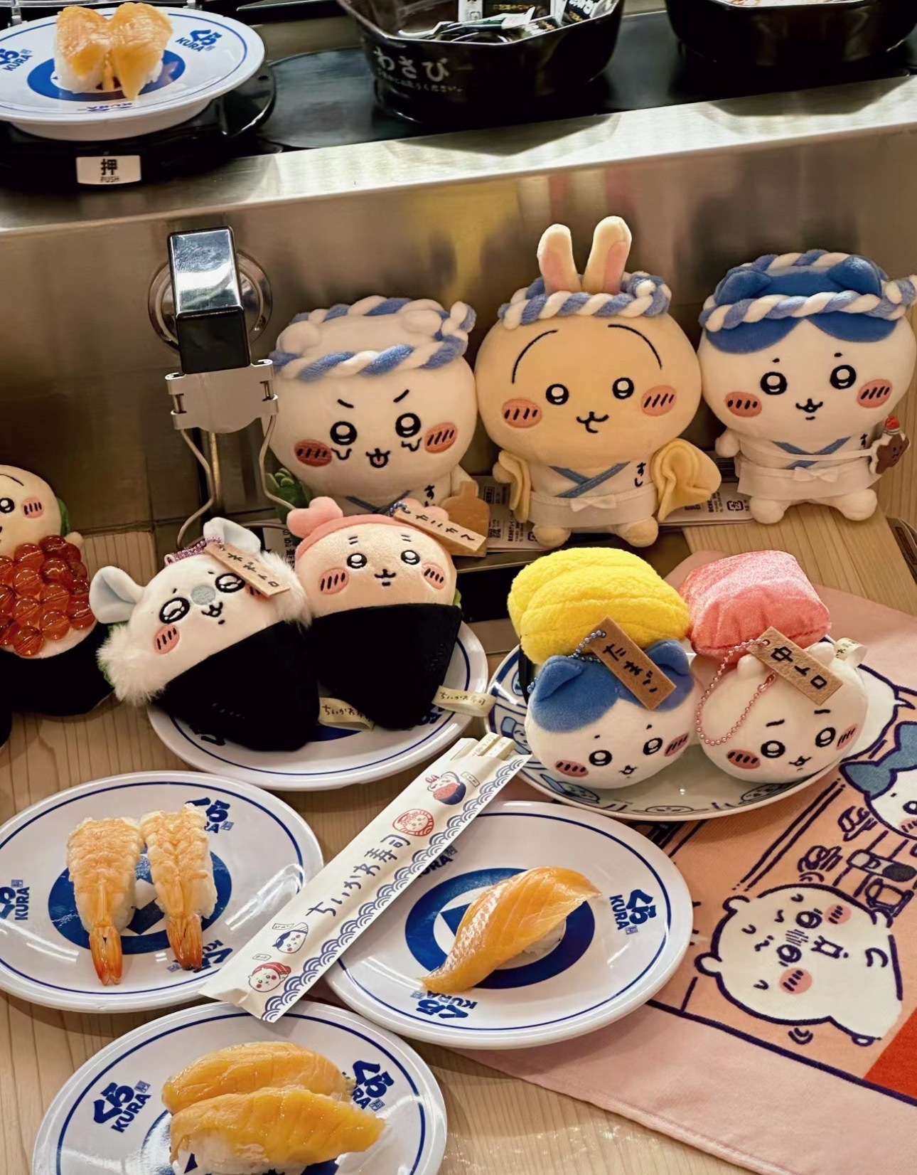 #預購 日本期間限定!! 吉伊卡哇 壽司師傅 壽司掛飾系列 公仔