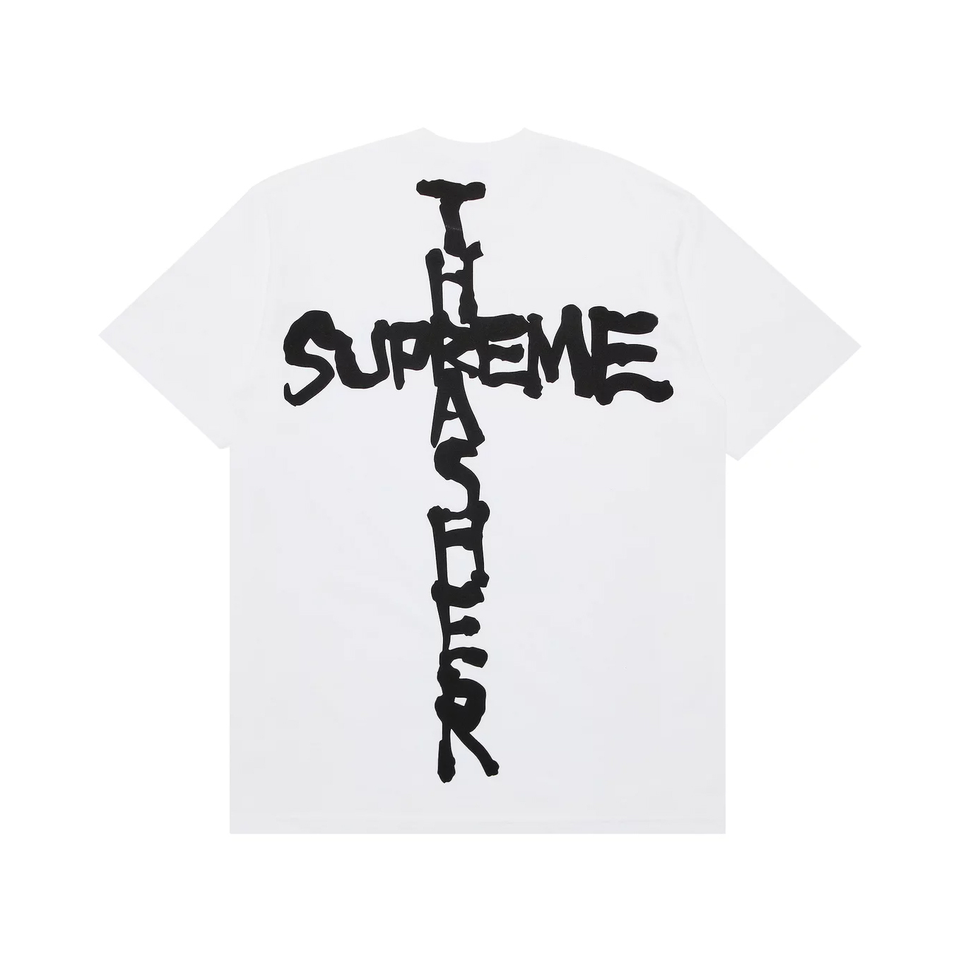 -(B3c02)-SUPREME X THRASHER CROSS TEE 十字架 聯名 反面LOGO 黑色/白色/橘色-FW24T4