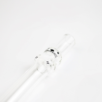 好玻海豹造型玻璃吸管環保吸管