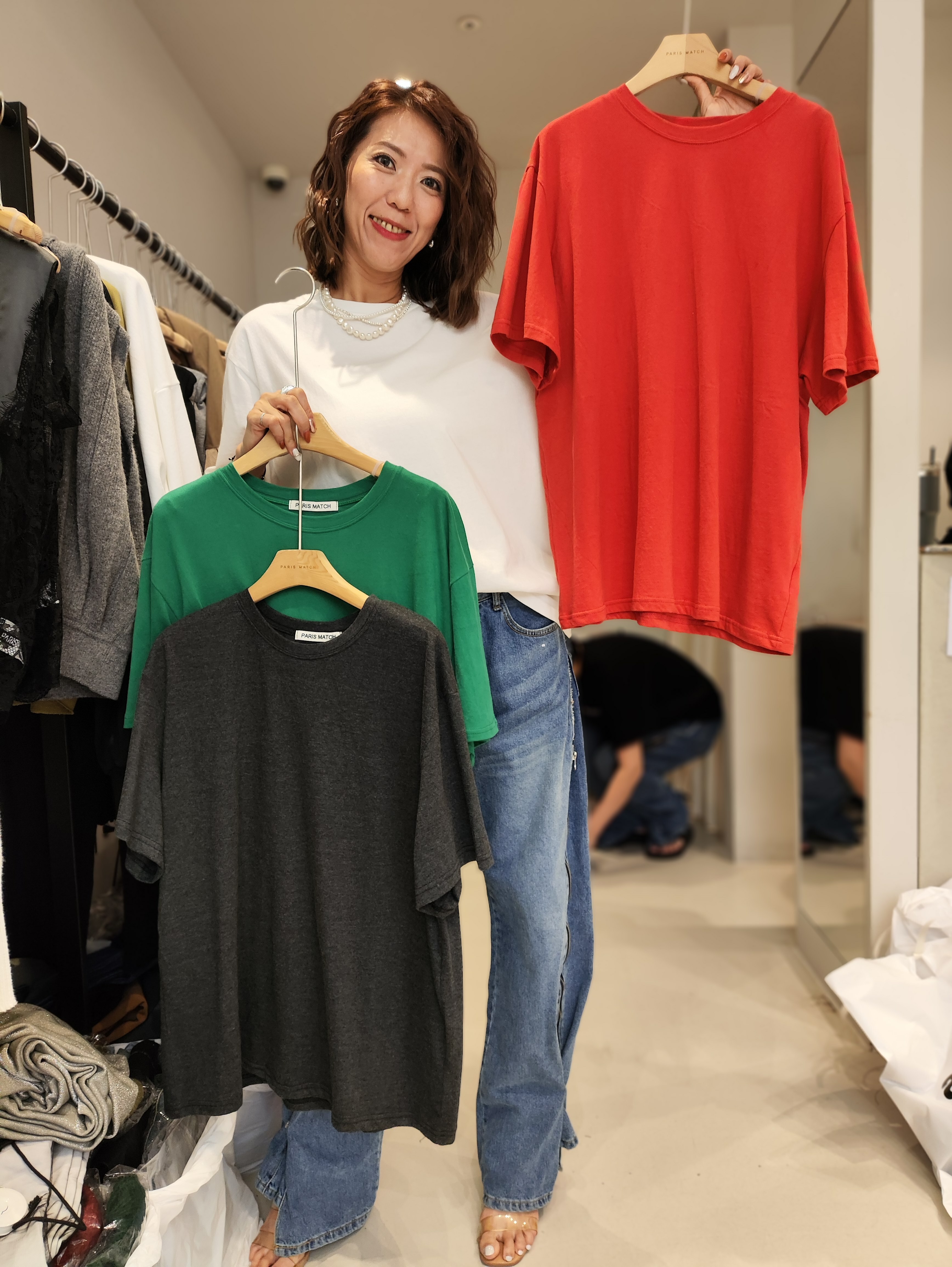 k2830 RM159 ▶️素面T-shirt 👉B:48" L:26"👈