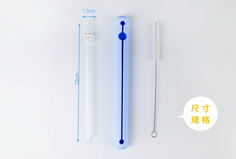 好玻企鵝造型玻璃吸管環保吸管