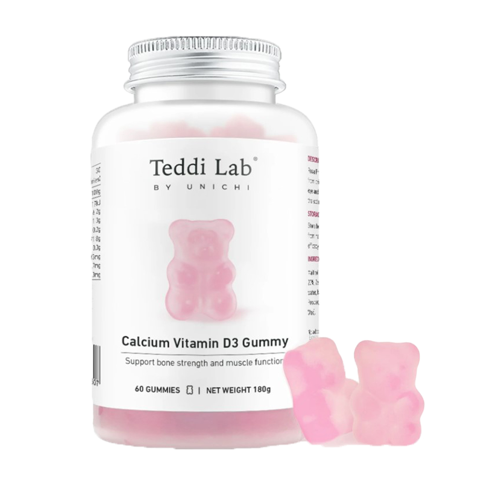澳洲 Unichi 鈣維他命 D3 小熊軟糖180g (60粒)