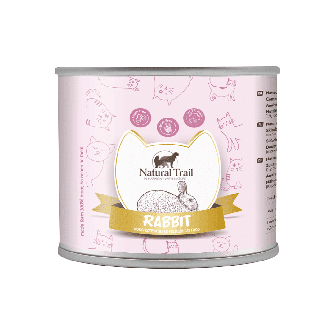 自然小徑 貓主食罐 單一肉源 低敏兔肉