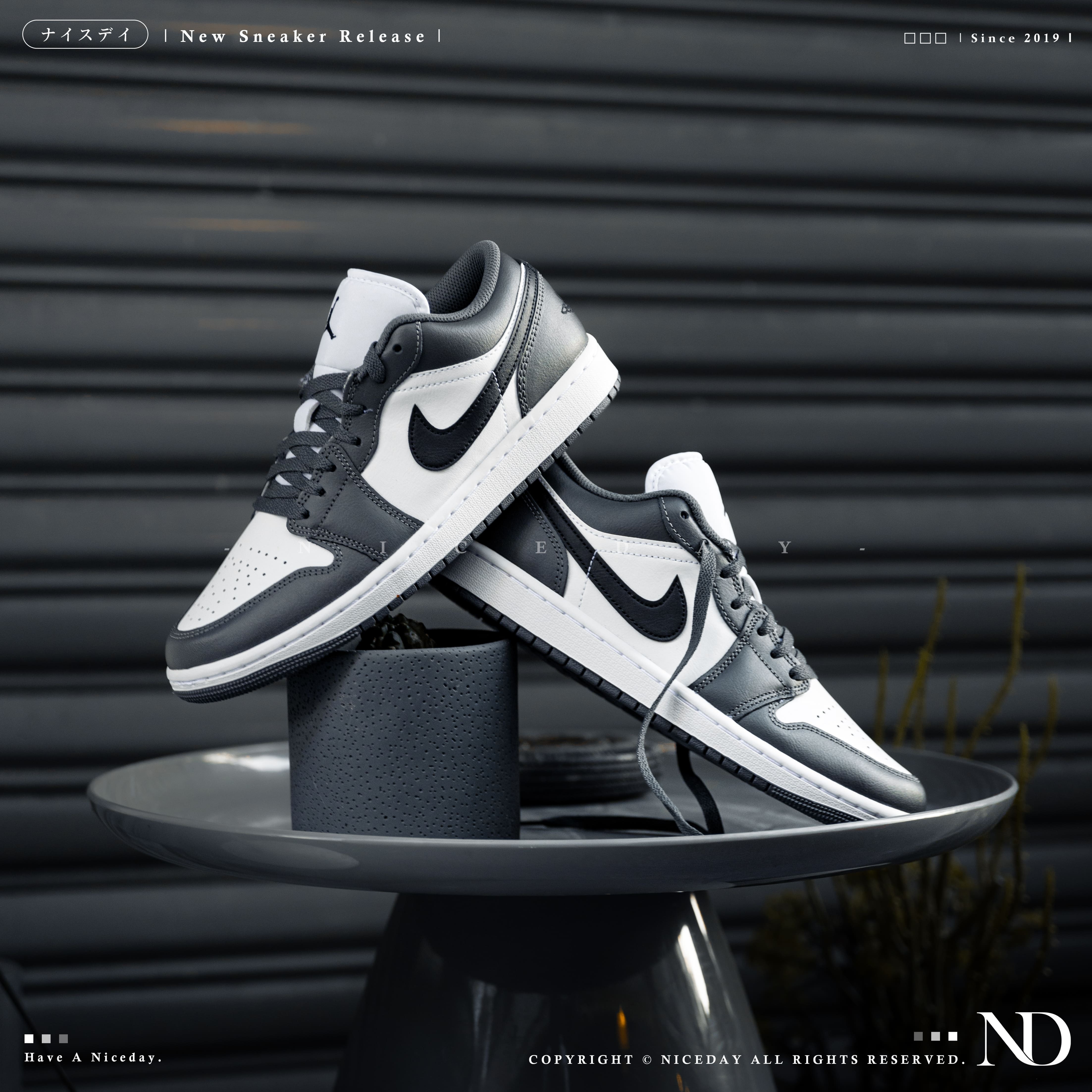 NICEDAY 現貨 Air Jordan 1 隕石灰 深灰 鐵灰 男款 553558-152